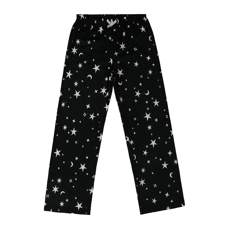 Printed Plush Lounge Pants