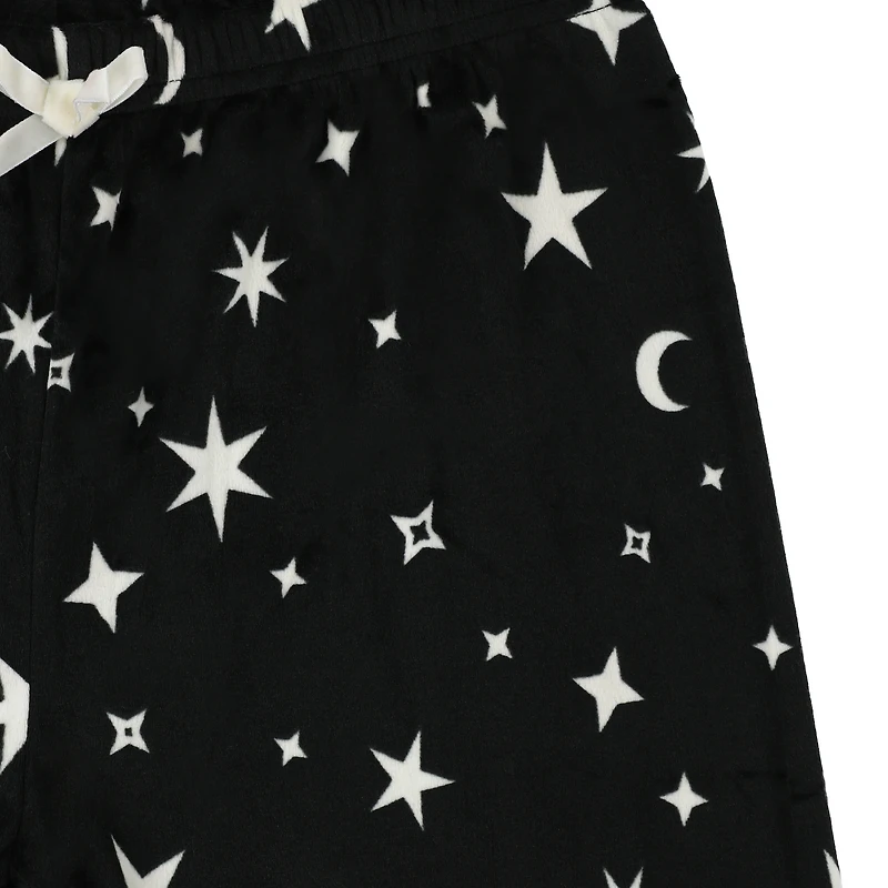 Printed Plush Lounge Pants