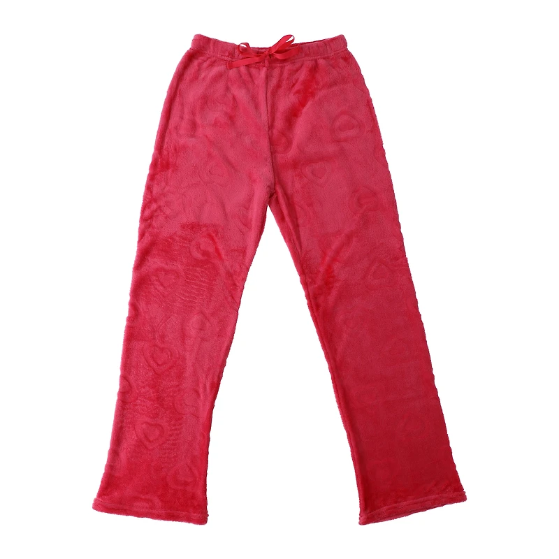 Juniors Pattern Plush Pant