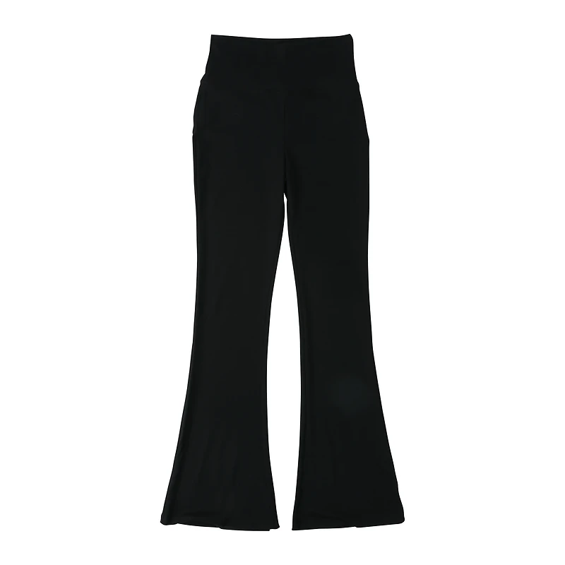 Cotton Blend Flare Pants