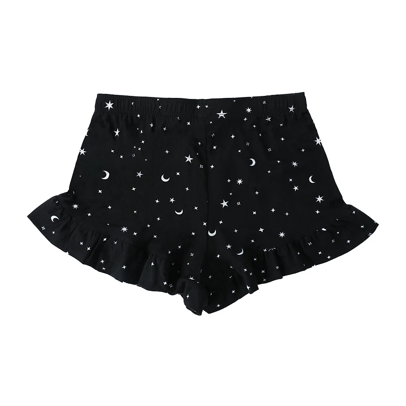 Girls Ruffle Pajama Shorts