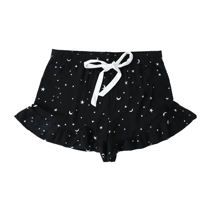 Girls Ruffle Pajama Shorts