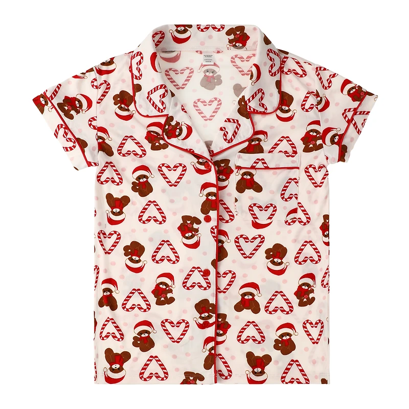 Short-Sleeve Christmas PJ Shirt