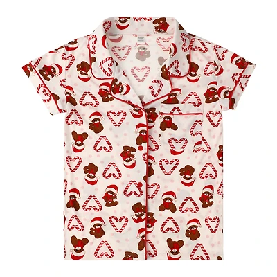 Short-Sleeve Christmas PJ Shirt