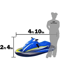 Inflatable Snow Mobile 58in x 28in