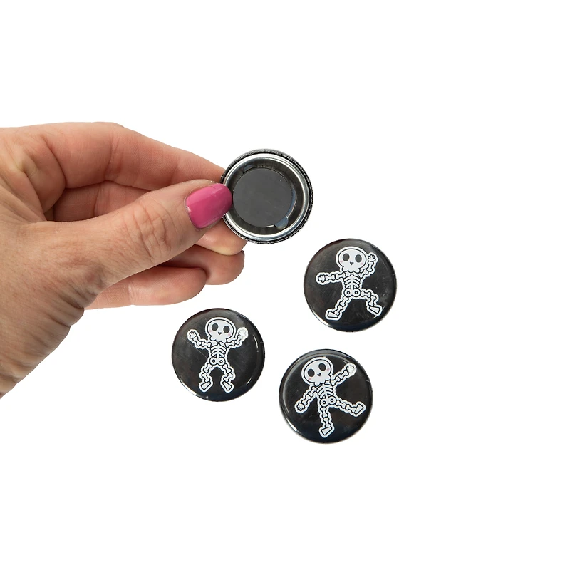 Halloween Skeleton Magnets 4-Count