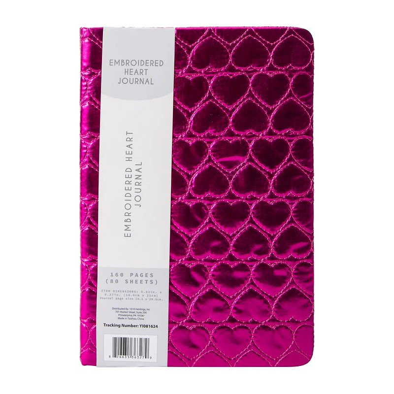 Embroidered Heart Journal