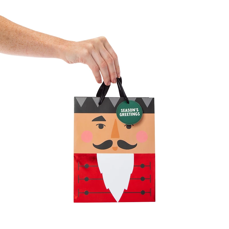 Nutcracker Christmas Gift Bag