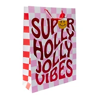 Super Holly Jolly Vibes Christmas Gift Bag