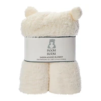 Sherpa Hooded Throw Blanket 50in x 60in