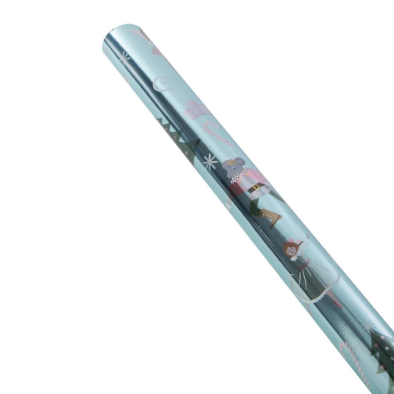 Foil Holographic Holiday Wrapping Paper 40 Sq.ft