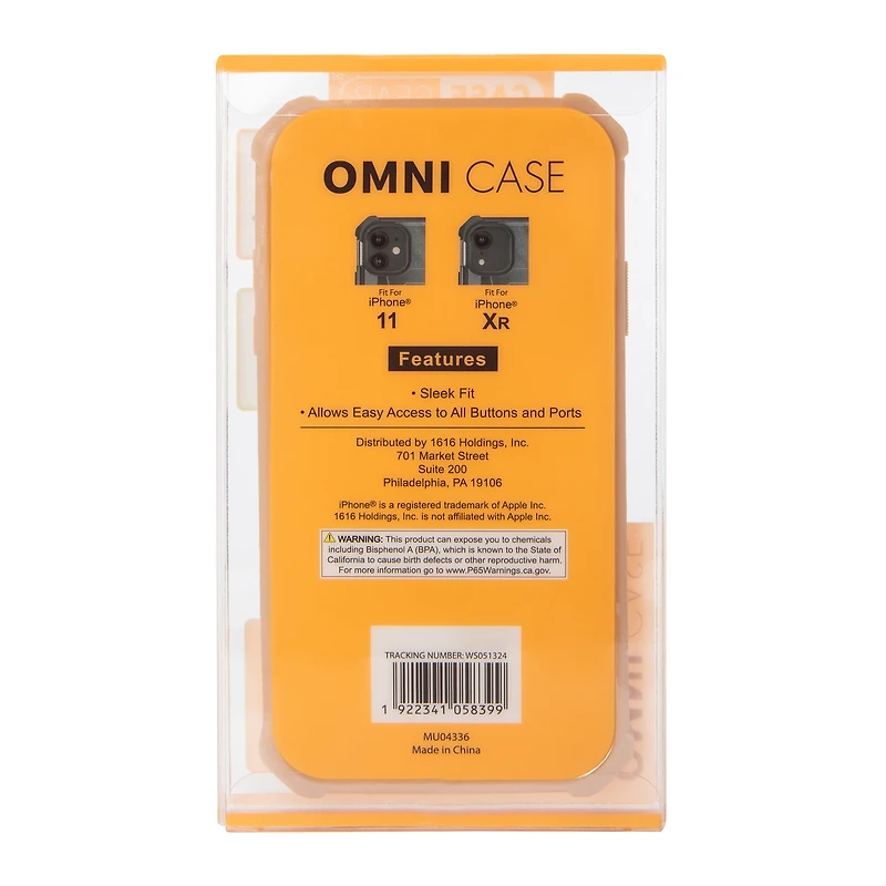 iPhone 11®/Xr® Wireless Charging Compatible Omni Phone Case