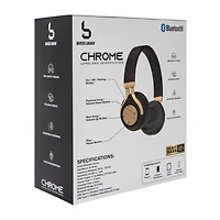 Bass Jaxx™ Chrome Wireless Headphones