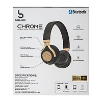Bass Jaxx™ Chrome Wireless Headphones