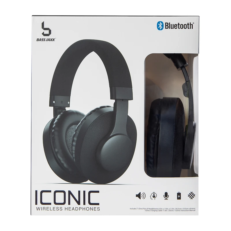 Bass Jaxx™ Iconic Wireless Bluetooth® Headphones