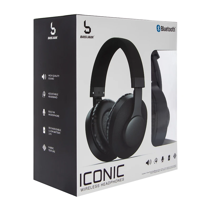 Bass Jaxx™ Iconic Wireless Bluetooth® Headphones