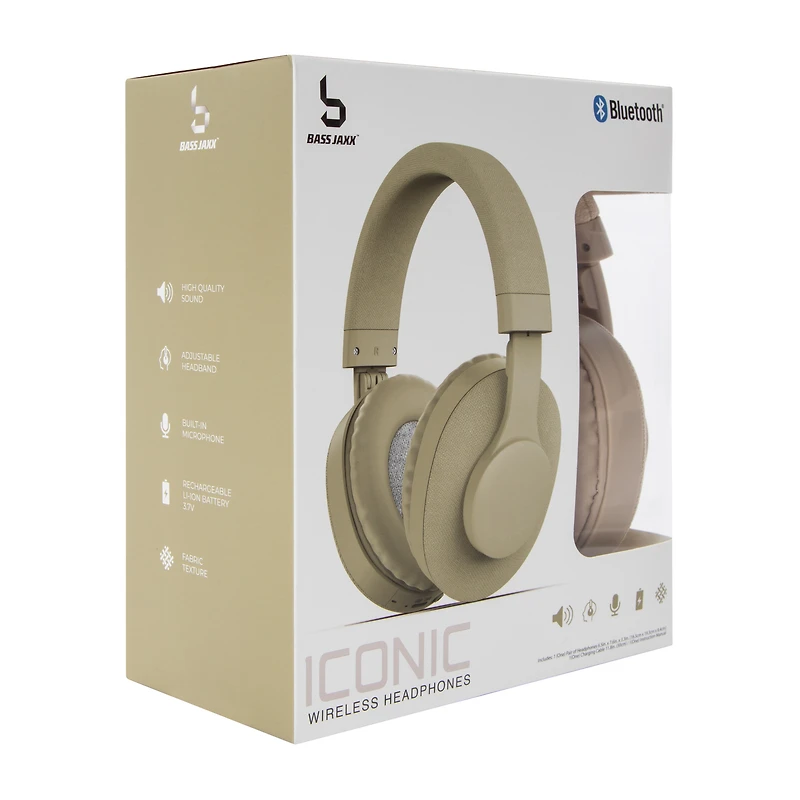Bass Jaxx™ Iconic Wireless Bluetooth® Headphones