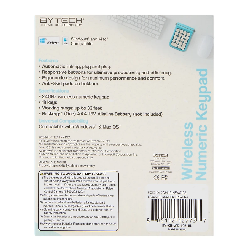 Wireless Numeric Keypad