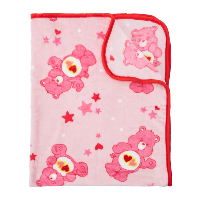 Care Bears™ Pink Fleece Throw 40in x 50in
