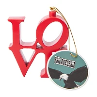 Philly Love Ornament