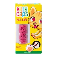 Kitty Caps Pink Nail Caps 24-Count