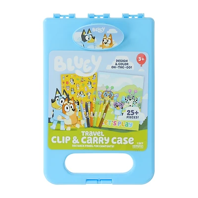 Bluey™ Travel Clip & Carry Coloring Case 1-Set