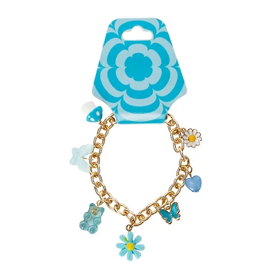 Multi-Charm Chain Bracelet