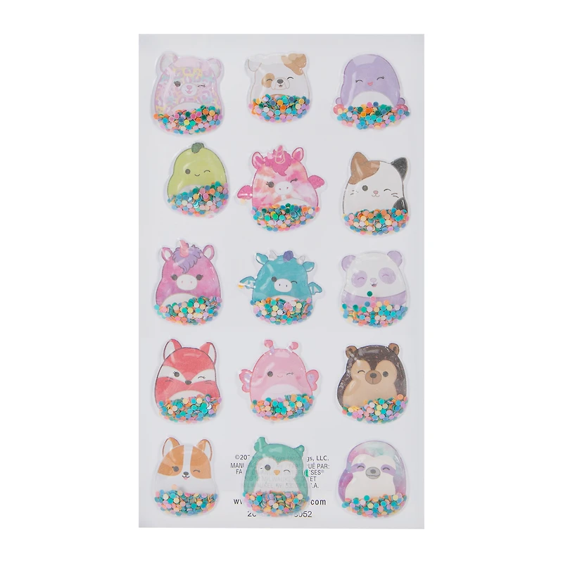 Squishmallows™ Shaker Stickers 15-Count