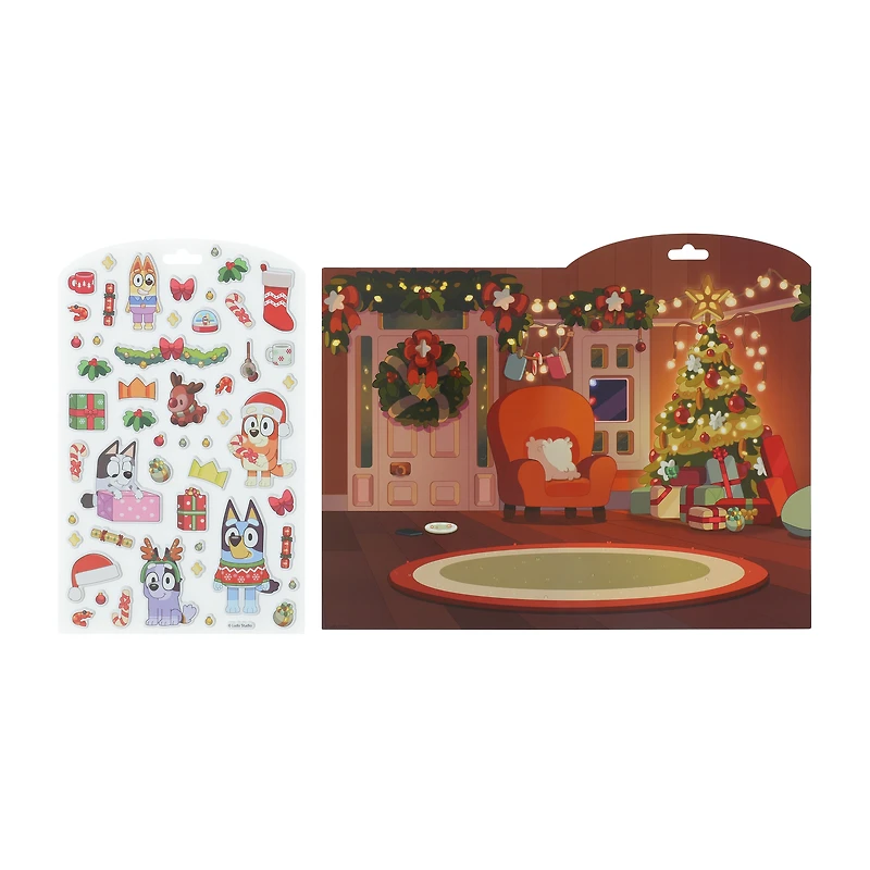 Bluey™ Christmas Sticker Playset