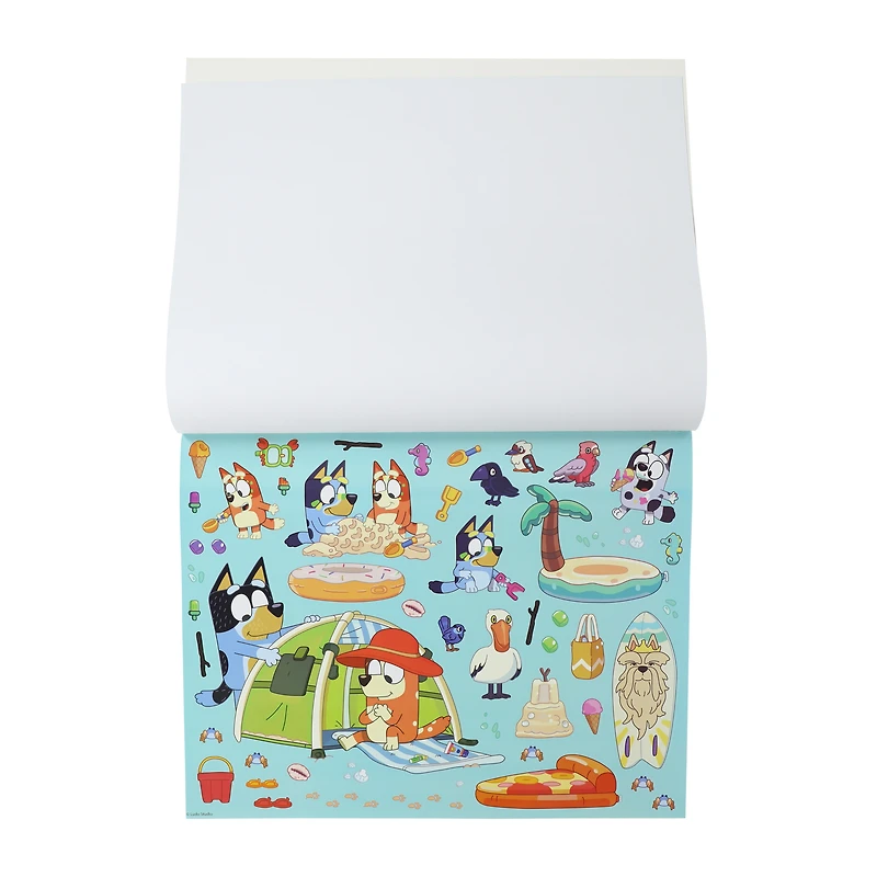 Bluey Repositionable Sticker Pad