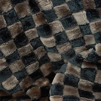 Luxe Collection Checker Throw Blanket 50in x 60in