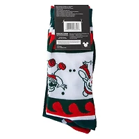 Stitch Crew Socks 2-Pairs