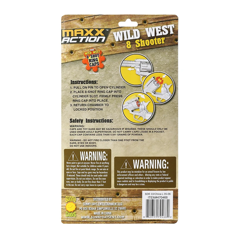 maxx action™ cap shot blaster toy