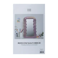 Iridescent Wavy Mirror