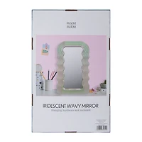 Iridescent Wavy Mirror