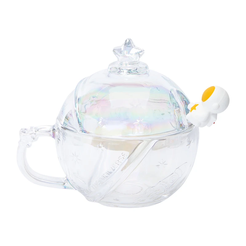 Glass Planet Mug With Spoon 9.5oz