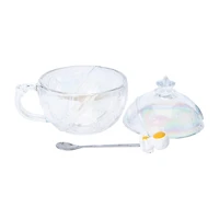 Glass Planet Mug With Spoon 9.5oz