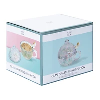 Glass Planet Mug With Spoon 9.5oz