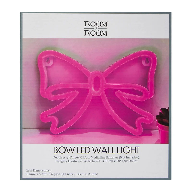 Bow LED Wall Light 8.90in x 6.34in