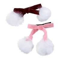 Holiday Bow Hair Clips