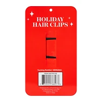 Holiday Bow Hair Clips