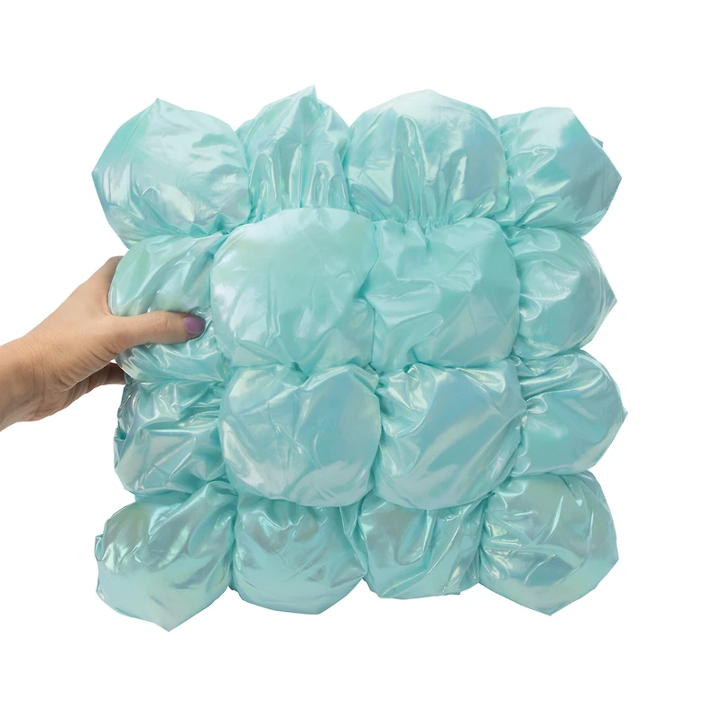 Iridescent Marshmallow Throw Pillow 16in x