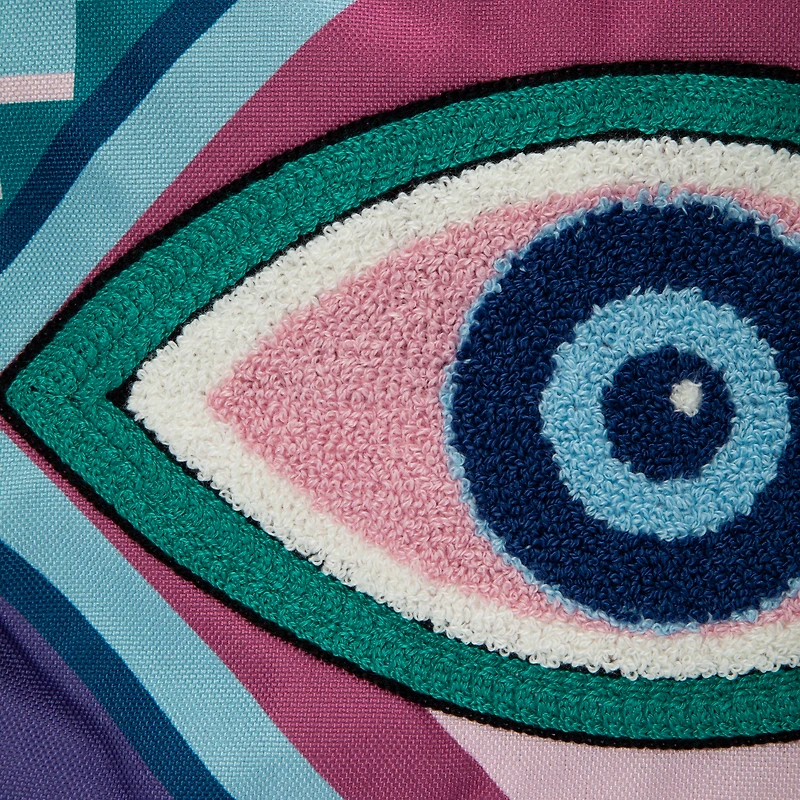 Eyeball Icon Throw Pillow 16in x 16in