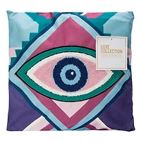 Eyeball Icon Throw Pillow 16in x 16in