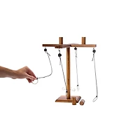 Wooden Ring Toss & Hook Game