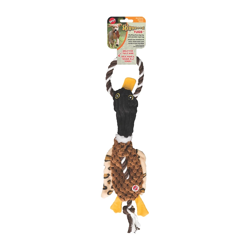 Skinneeez Tugs™ Duck Dog Toy With Tug Rope