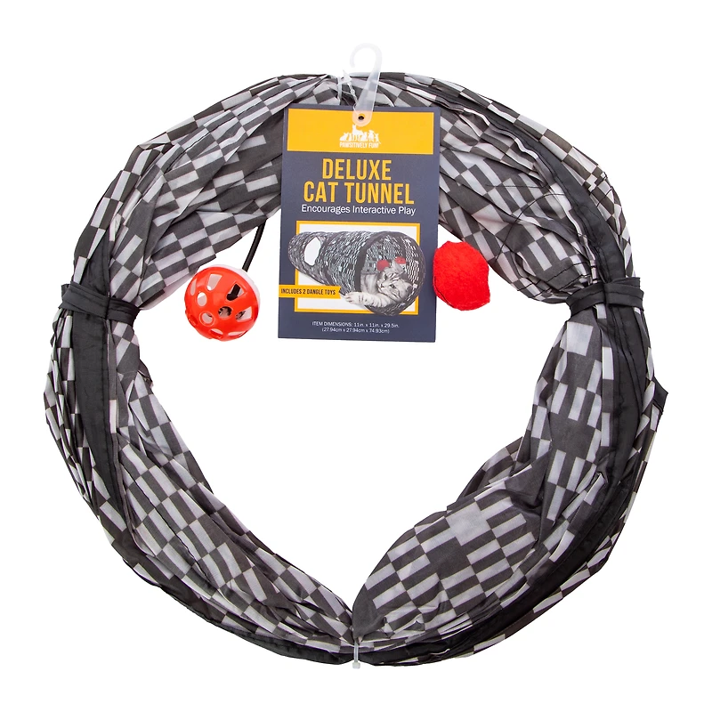 Pawsitively Fun! Deluxe Cat Tunnel 29.5in