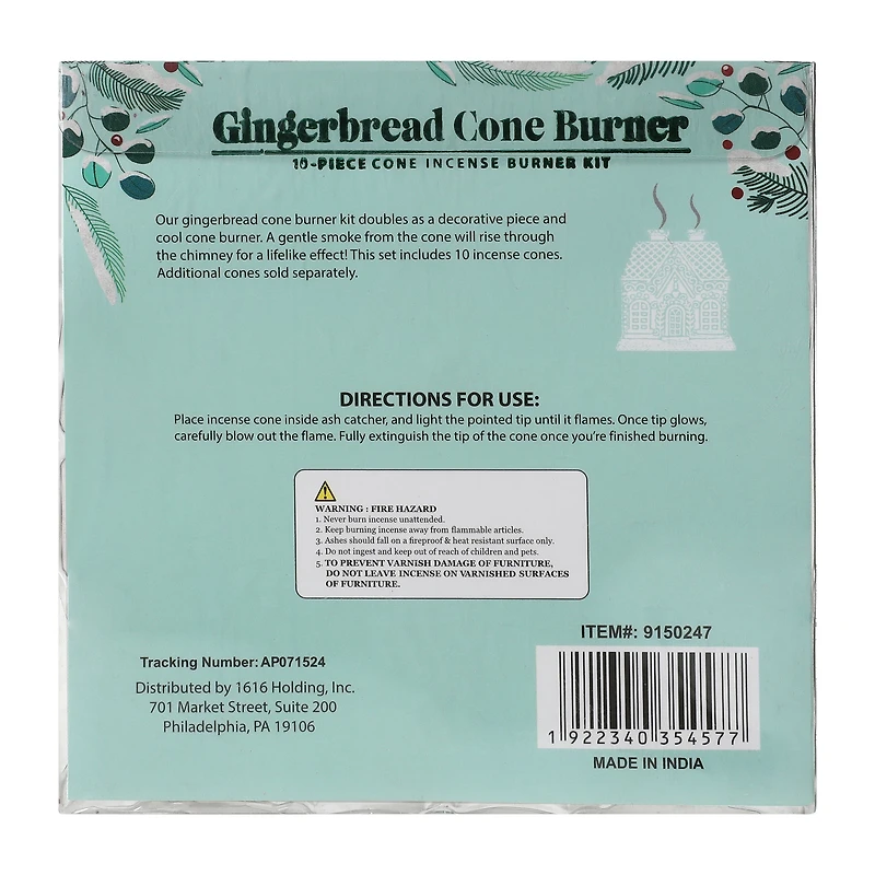 Gingerbread Cone Burner