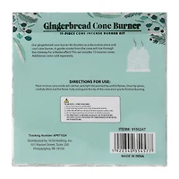 Gingerbread Cone Burner