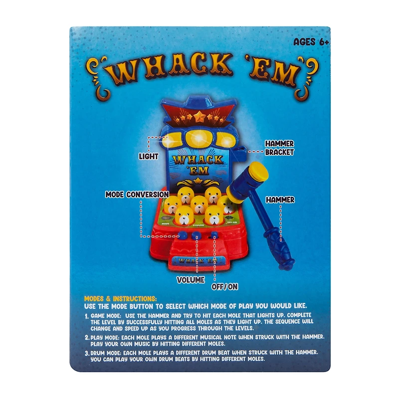 Whack 'Em Mole Toy